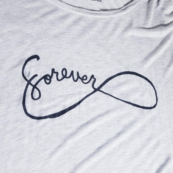 APT 9 LIGHT HEATHER GRAY CUFFED SLEEVE FOREVER SHIRT SIZE LARGE - Picture 10 of 12